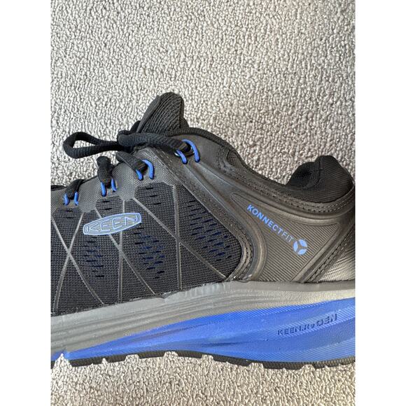 Keen Utility Shoes Steel Toe KonnectFit Work Hiking Black Blue Mens Size 8.5EE - Picture 11 of 11